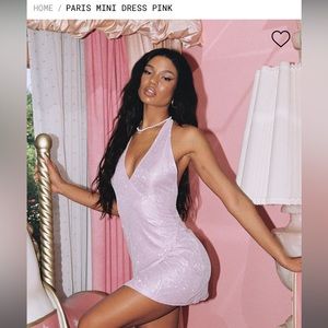 Women’s Pink Paris Mini Dress from Princess Polly size 10